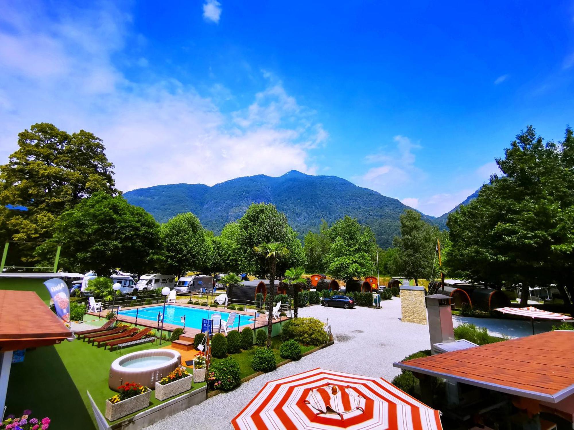 Camping Melezza Losone Exterior foto