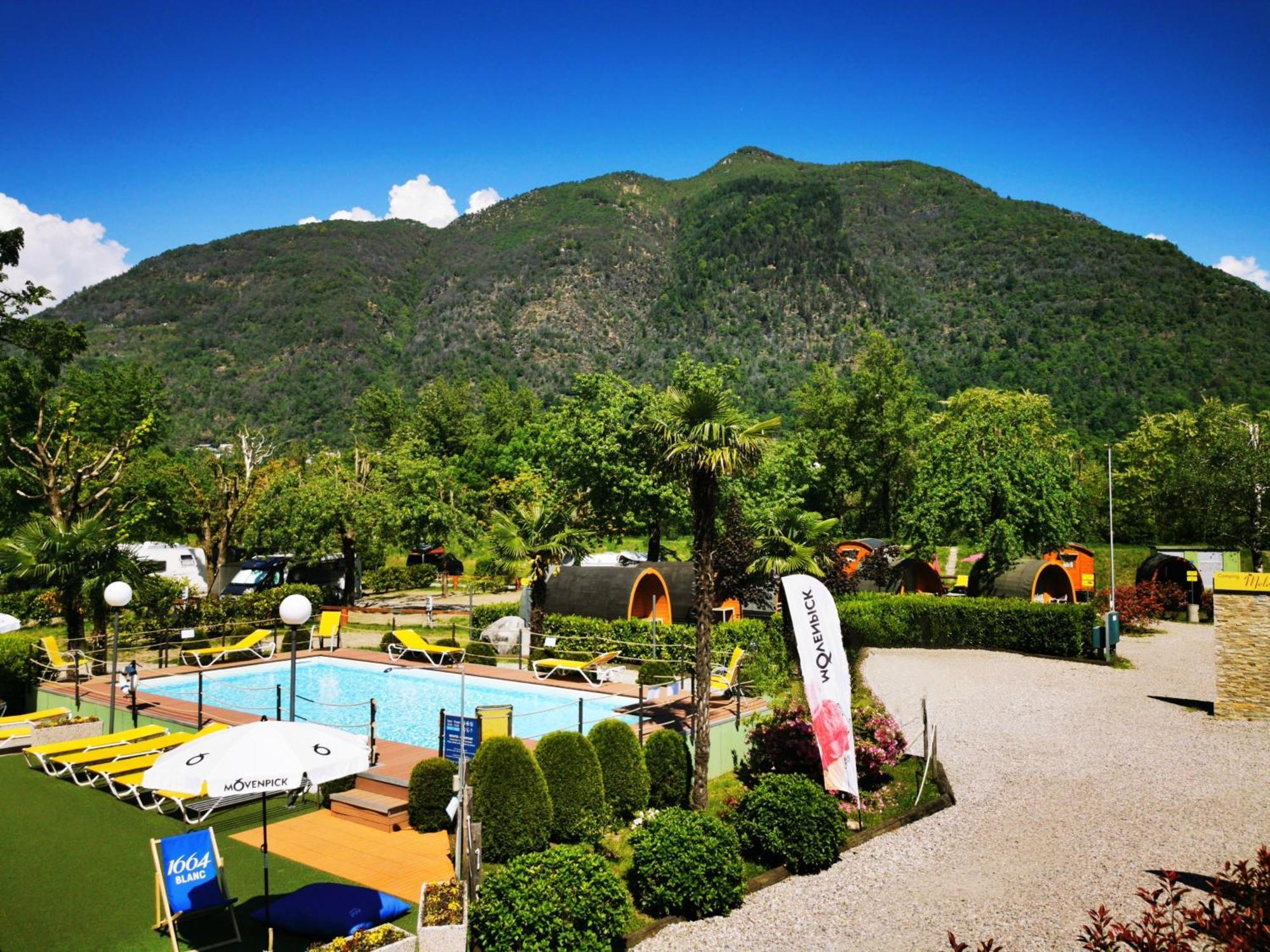 Camping Melezza Losone Exterior foto